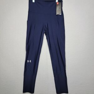 NWT!!! Under Armour Women's Navy Leggings‎  SIZE S